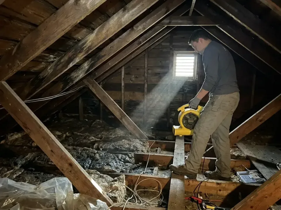 attic-water-damage-drying-proc-007 — frequently asked questions, Emergency Water Extraction & 24/7 Flood Response in Archbal…